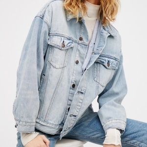Free People Oversized Denim Jacket